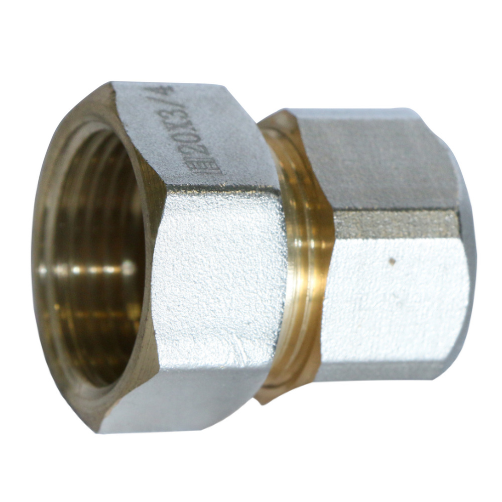 Racord pentru teava multistrat, alama, filet interior, 20 mm x 3/4 inch