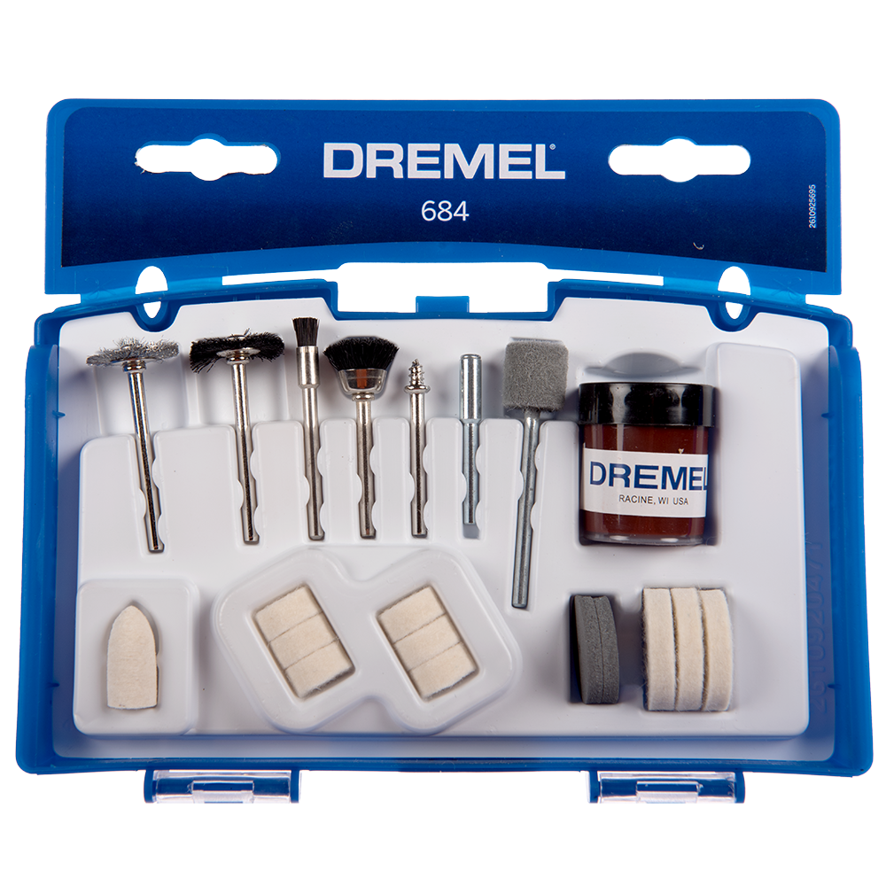 Set curatare Dremel 684, 20 piese