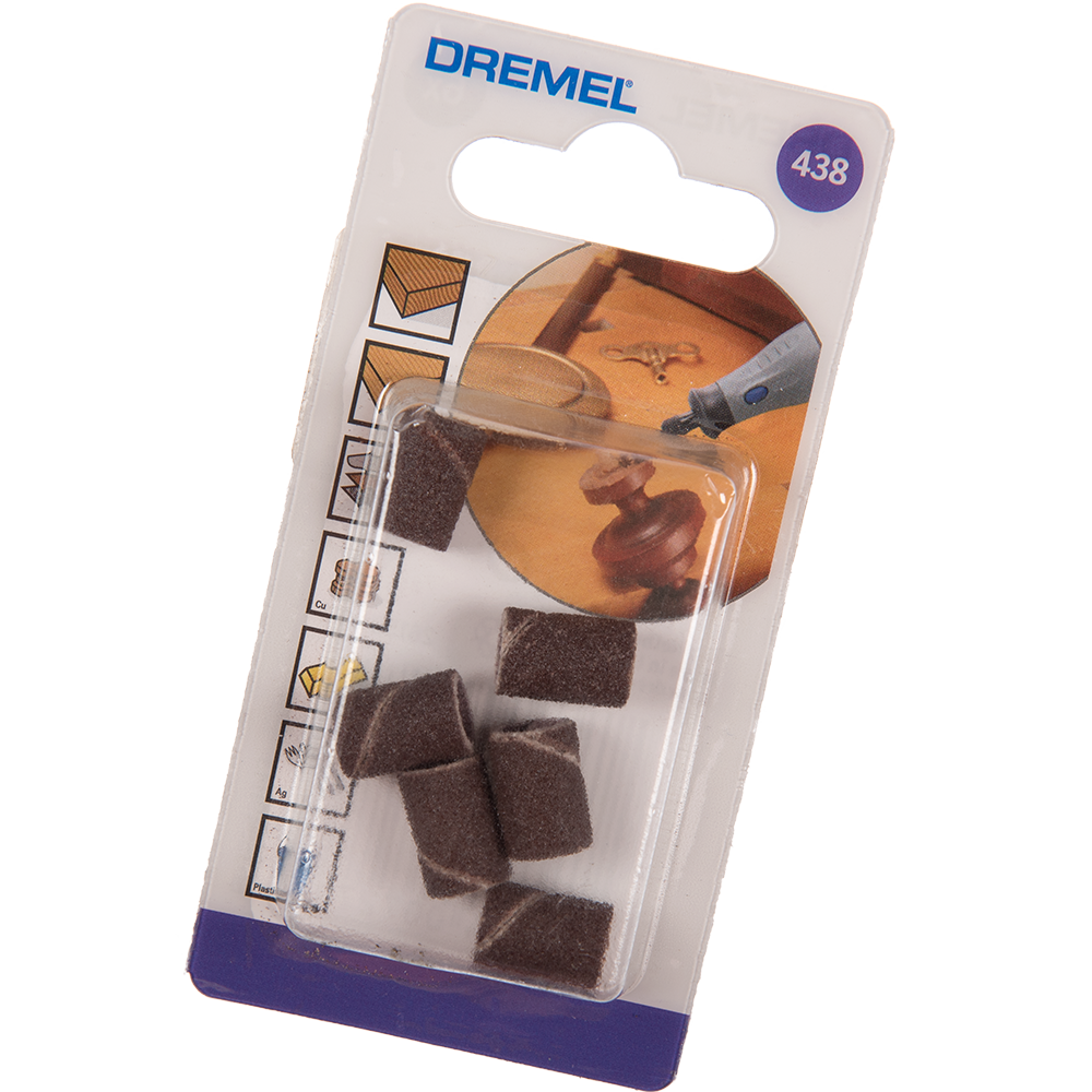 Banda de slefuit Dremel 438, granulatie 120, 6,4 mm