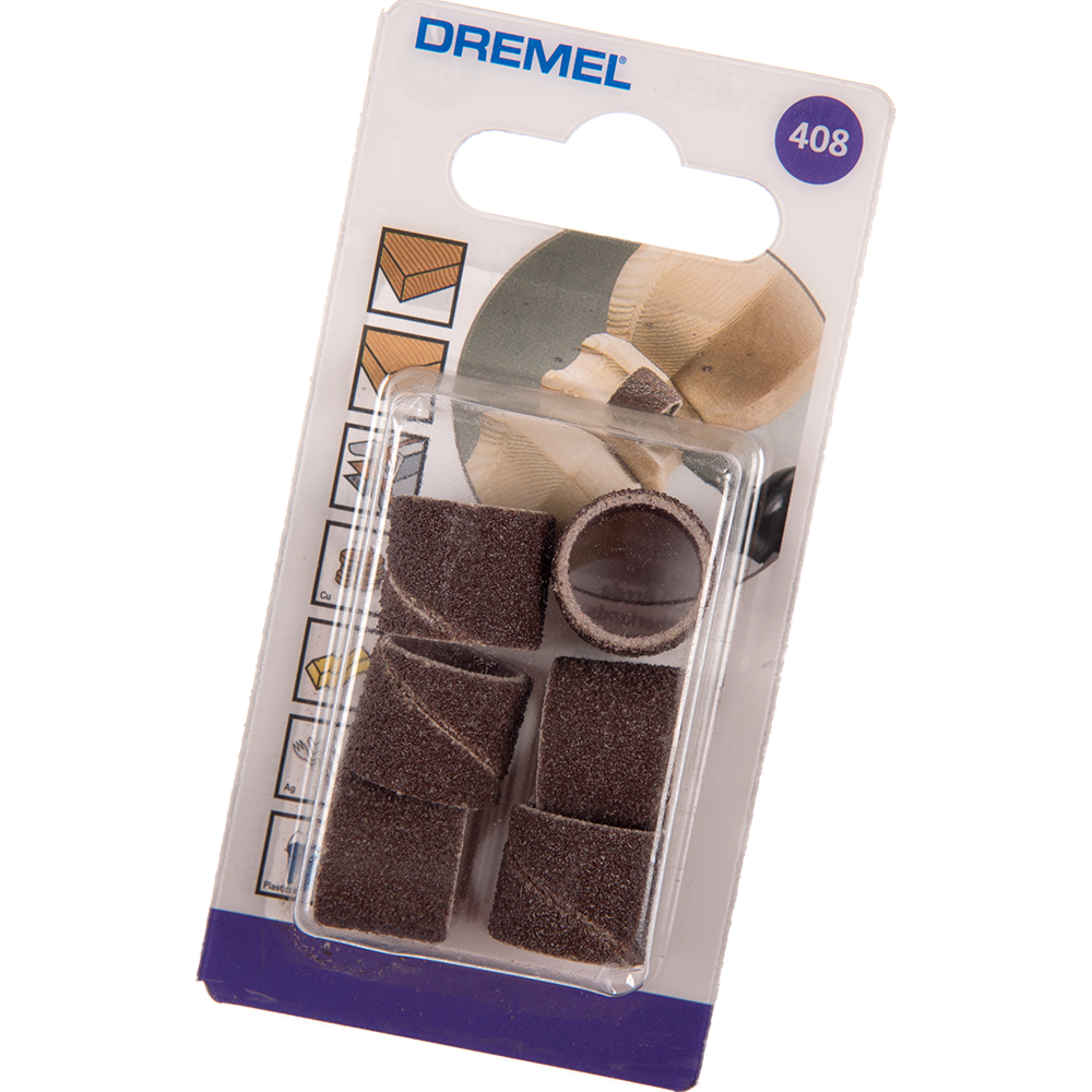 Banda de slefuit Dremel 408, granulatie 60, 13 mm