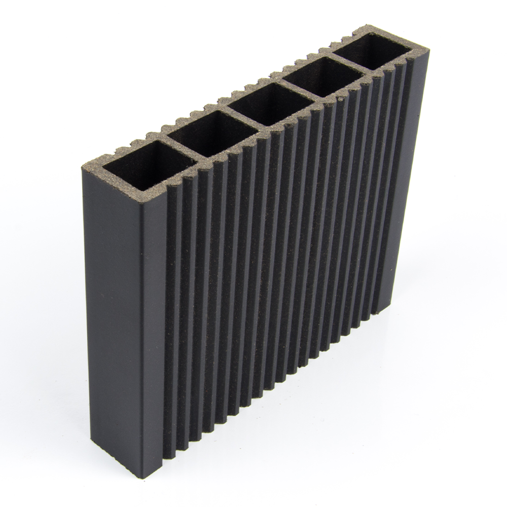 Profil gard  WPC, gri, 24 x 120 x 2000 mm