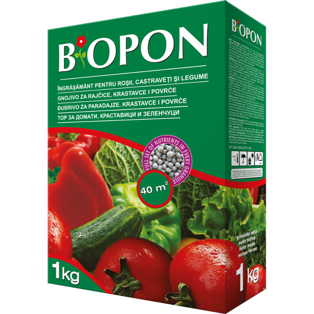 Ingrasamant Biopon pentru rosii, castraveti si legume, 1 kg