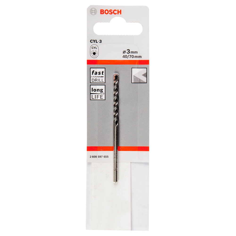 Burghiu Bosch CYL-3, pentru beton, 3 mm