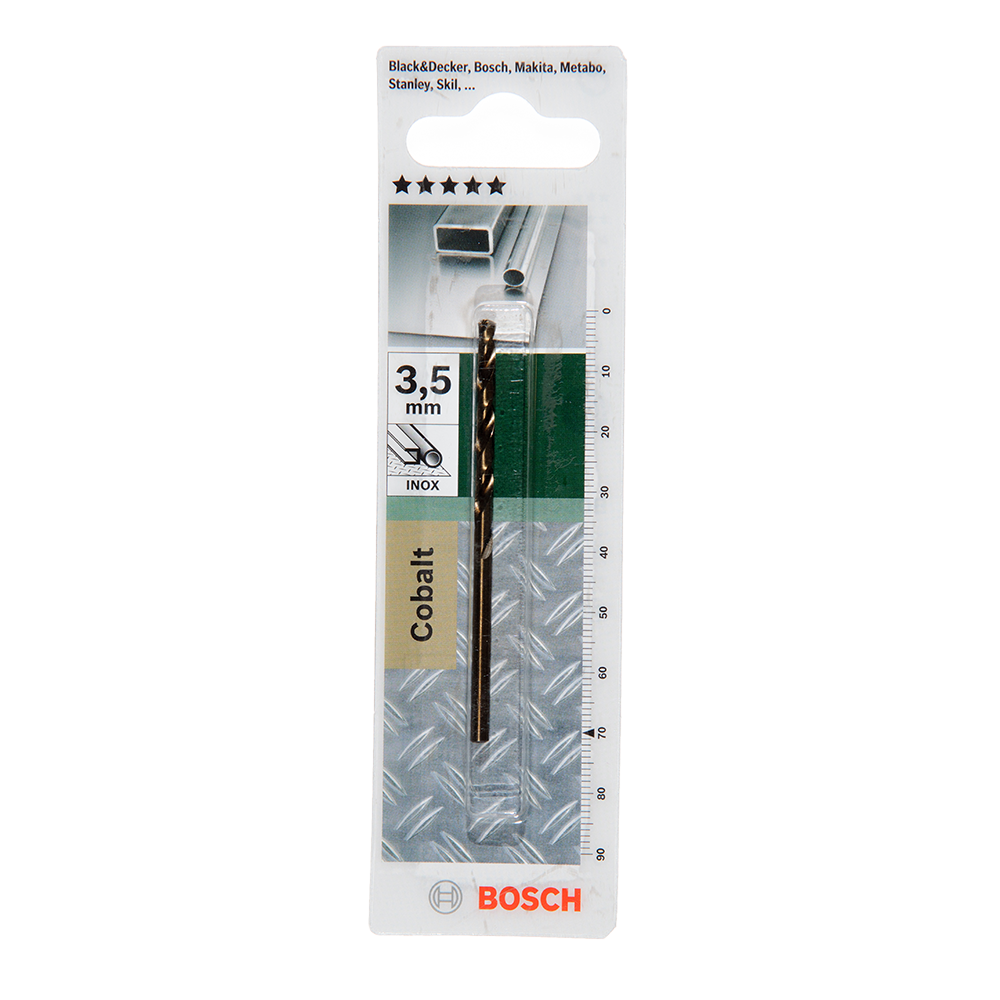 Burghiu Bosch HSS-Co DIN 338, mandrina standard, pentru metal, 3,5 mm