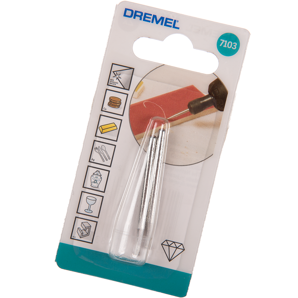 Freza diamantata pentru taiere, gravura, finisare, diametru 2 mm