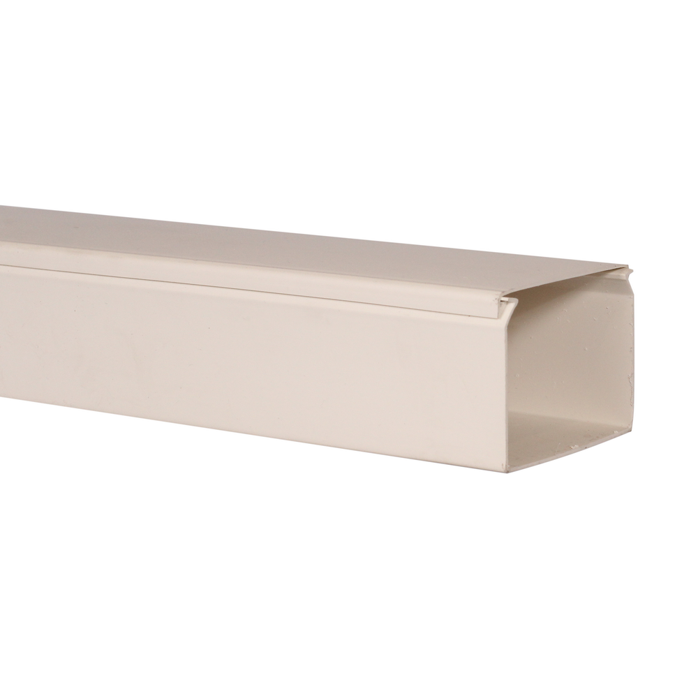 Canal cablu 60 x 40 mm, 2 m, alb, PVC ignifugat