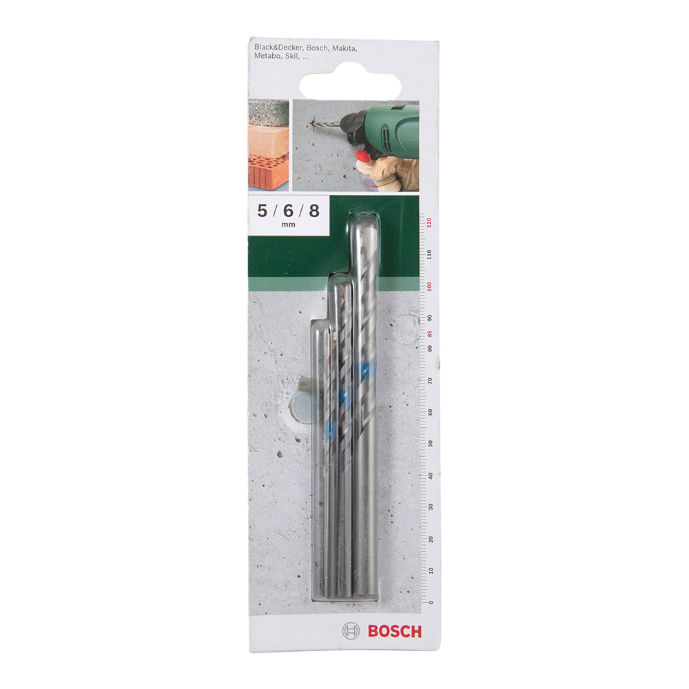 Set 3 burghie Bosch, pentru beton, 5 - 8 mm