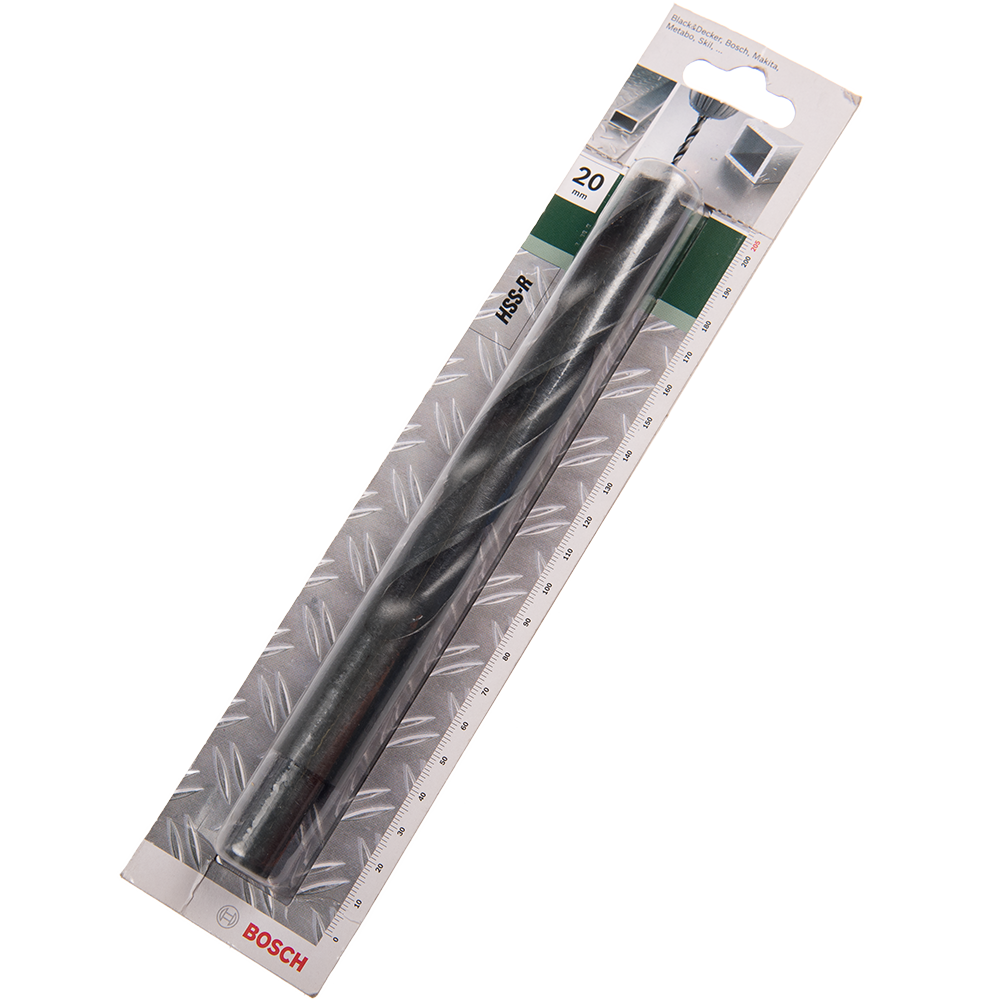 Burghiu Bosch HSS-R DIN 338, mandrina standard, pentru metal, 20 mm