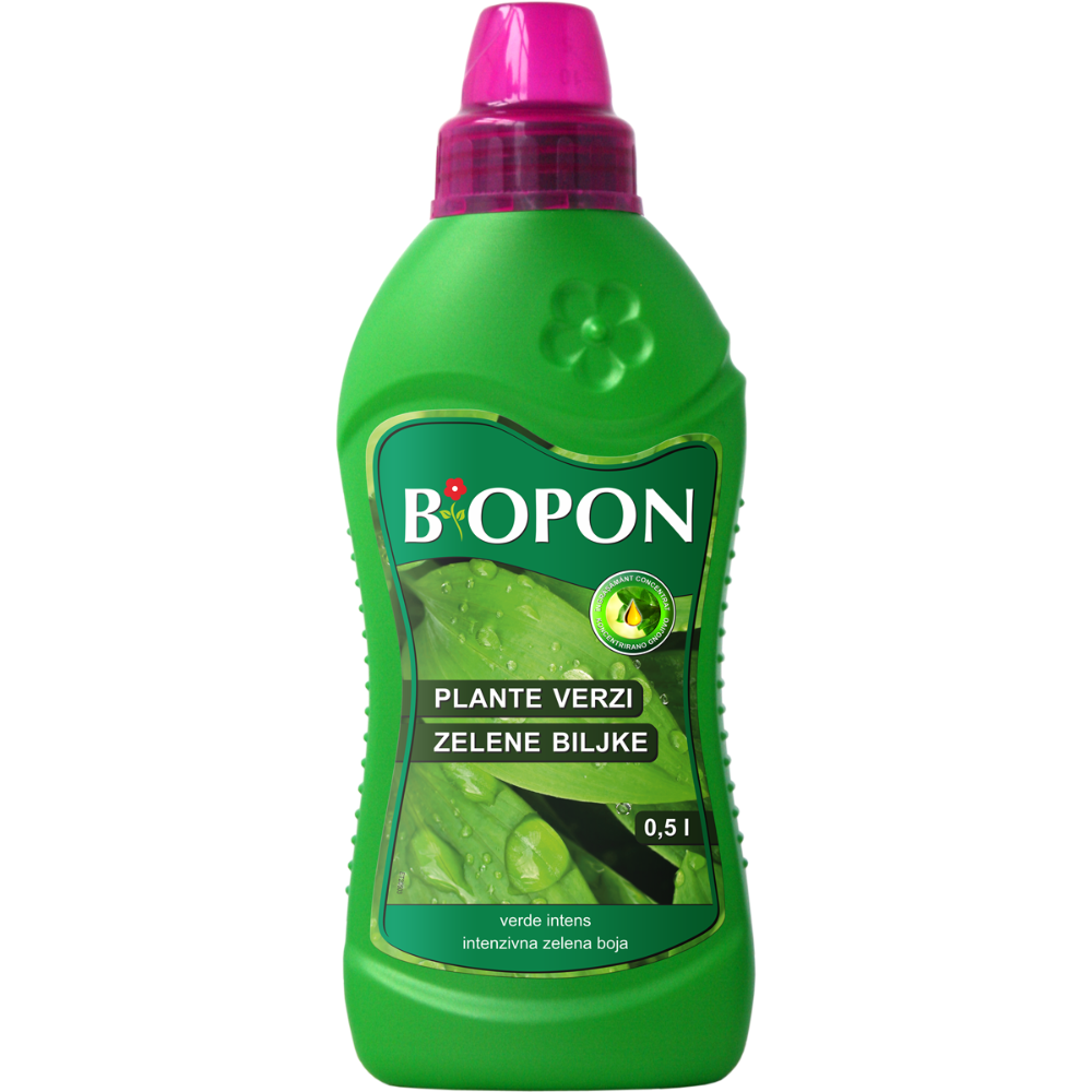 Ingrasamant Biopon, pentru plante cu frunze, 0,5 l