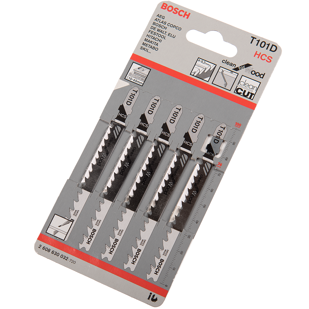 Panze de ferastrau vertical T011D pentru lemn, 100 mm, 4-5,2 mm