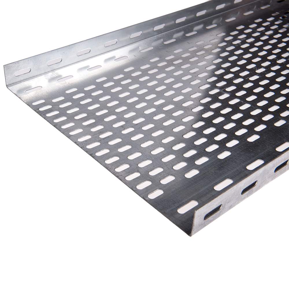Jgheab metalic perforat Metaksan, 400x40x1.5 mm, 3 m
