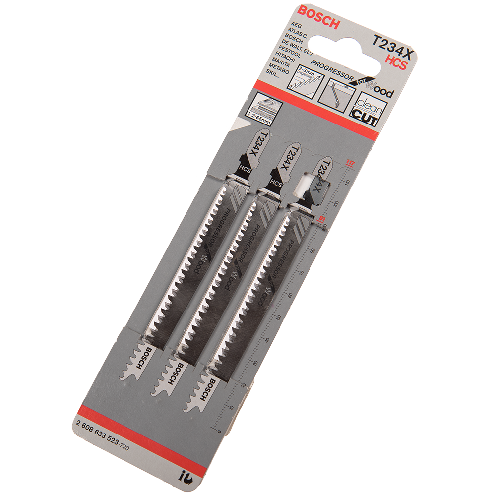 Panze de ferastrau vertical pentru lemn, 117 mm, 2-3 mm