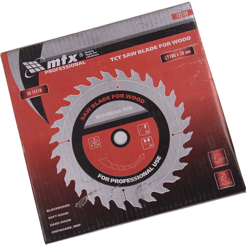 Disc pentru lemne, MTX Professional, 36 dinti, 160 х 20 mm