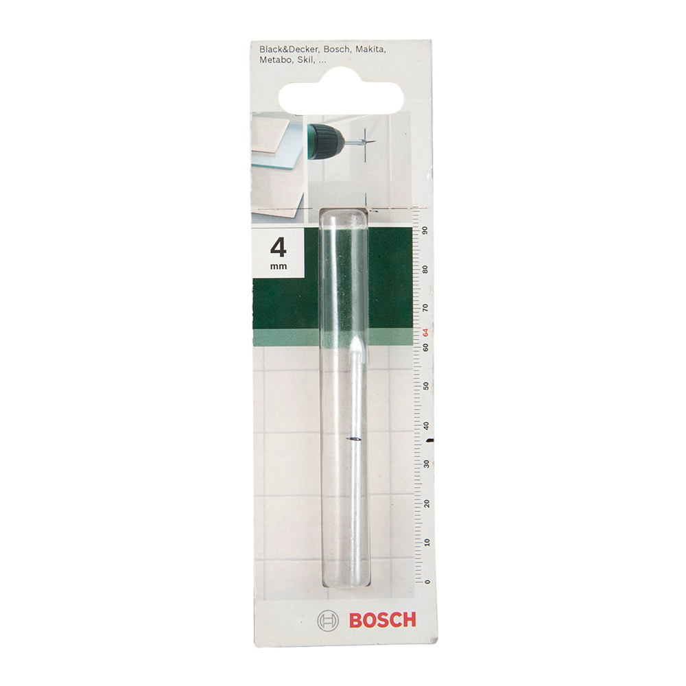 Burghiu Bosch, mandrina standard, pentru sticla si faianta, 4 mm