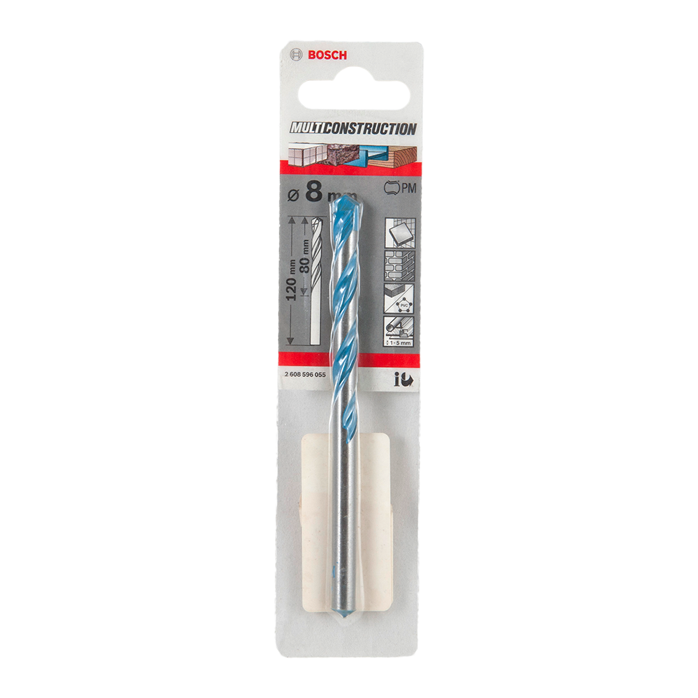 Burghiu Bosch CYL-9 Multi Construction, multifunctional, 8x80 mm