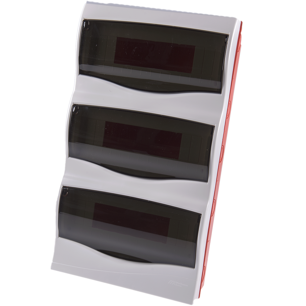 Tablou distributie incastrat Meksbox, 36 (12+12+12) locuri, IP40