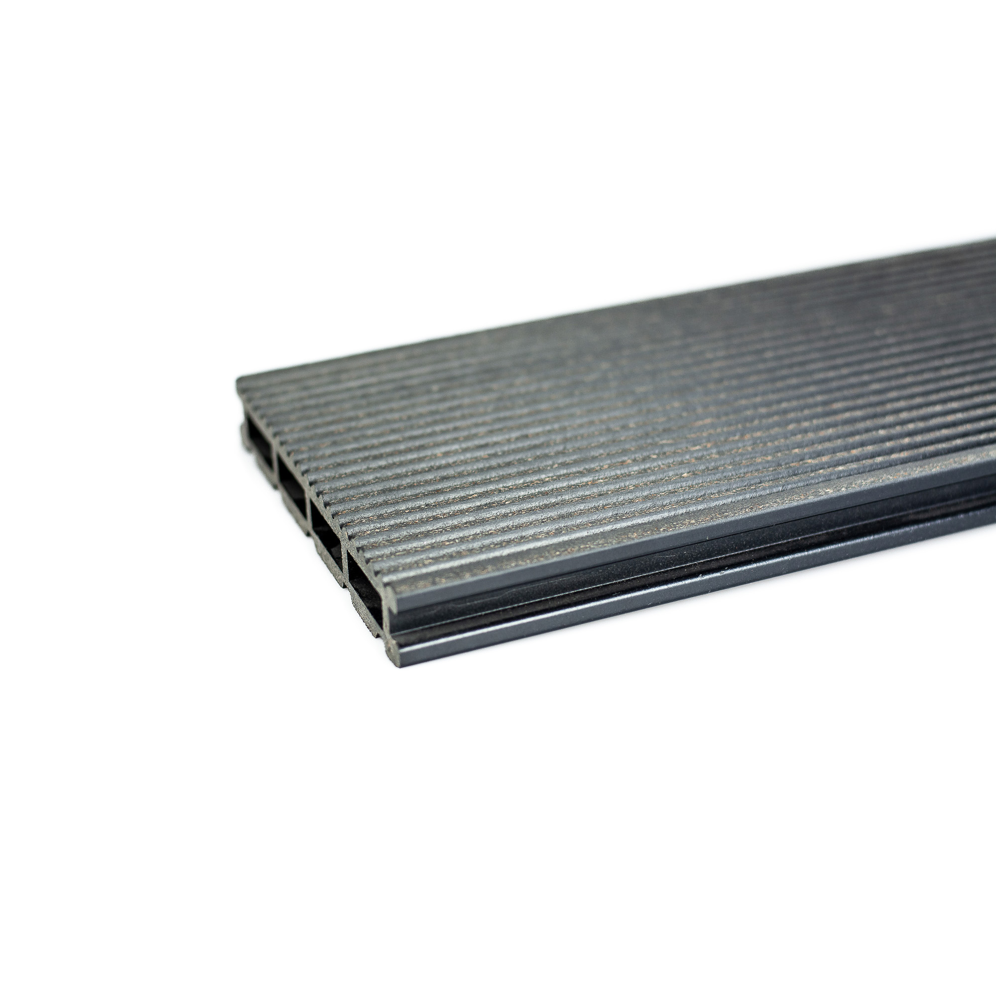 Profil pentru terasa WPC, gri, 21 x 140 x 2400 mm