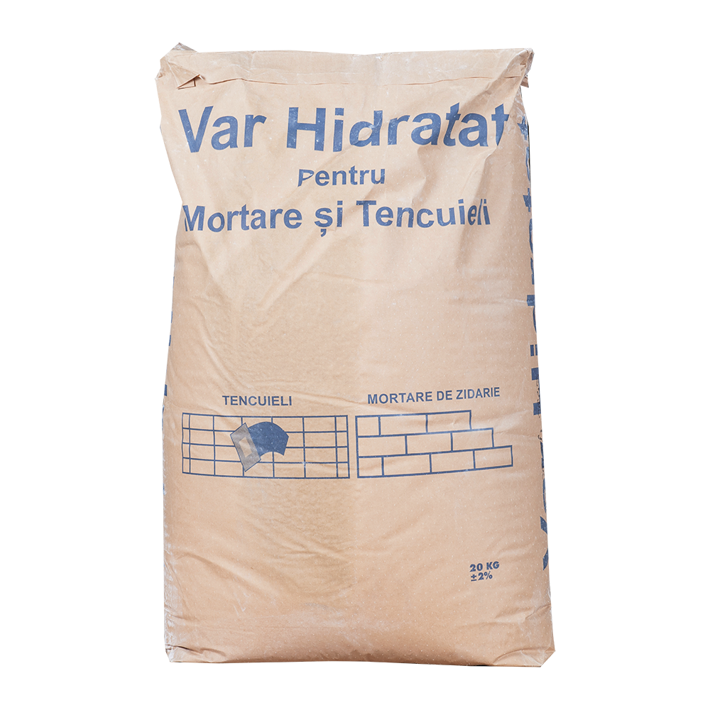 Var hidratat pentru mortare si tencuiala Carmeuse, sac 20 kg