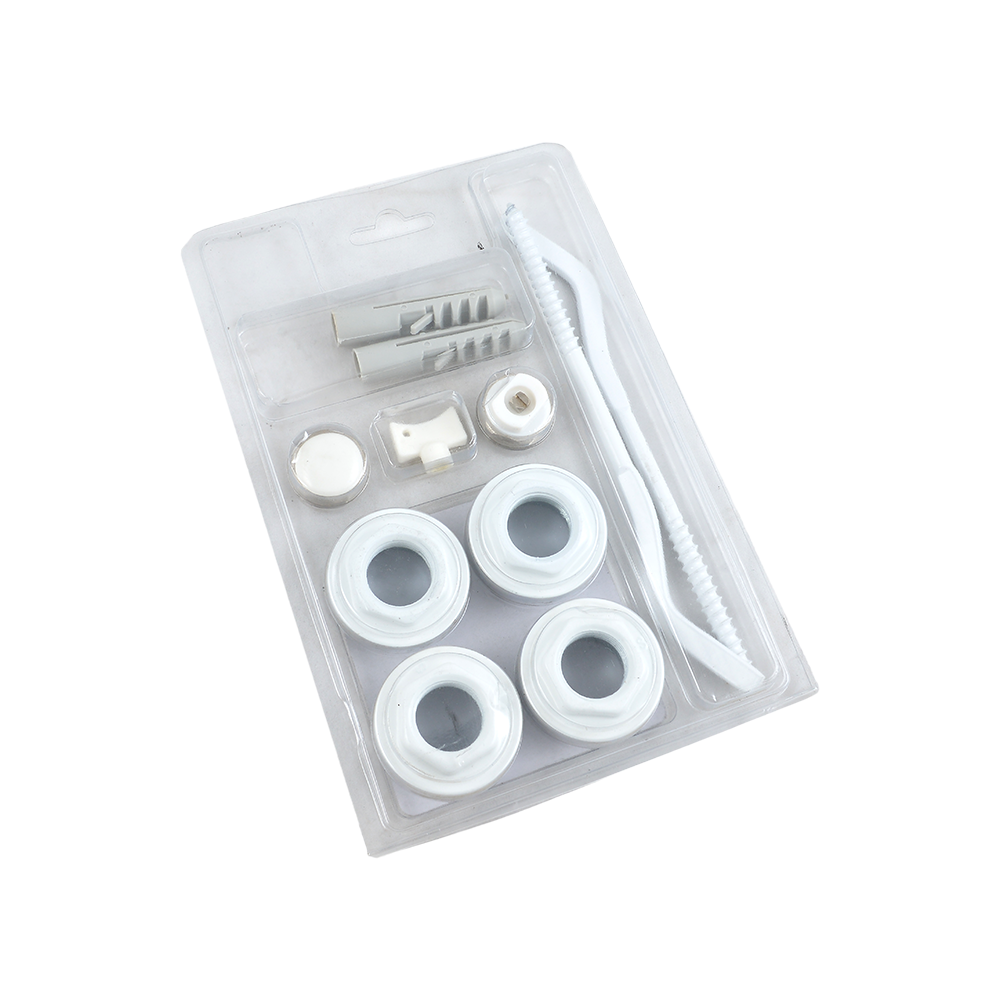 Set accesorii montaj calorifer aluminiu Ferro ZGG2B, alb