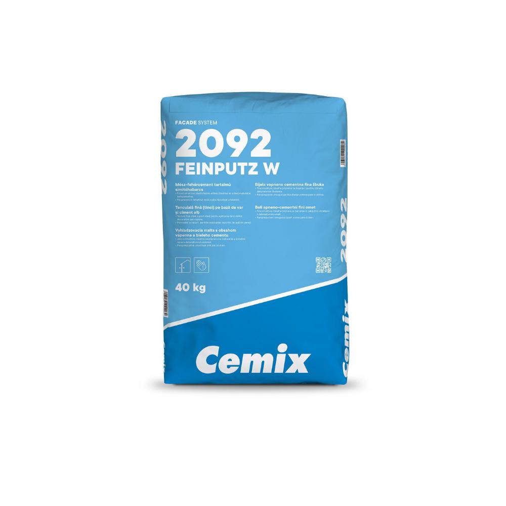 Tencuiala fina Cemix FeinPutz Weiss, alb, 40 kg