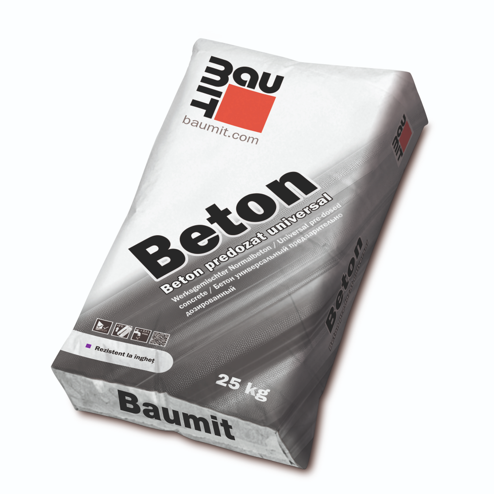 Beton predozat universal uscat, Baumit, interior / exterior, 25 kg
