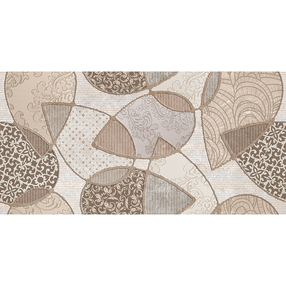 Faianta decorativa Exotica Sofia maro-bej, model geometric, 30 x 60 cm