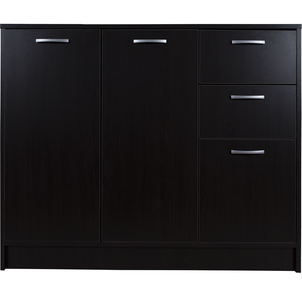 Comoda pal melaminat, wenge, 120 x 100 x 50 cm