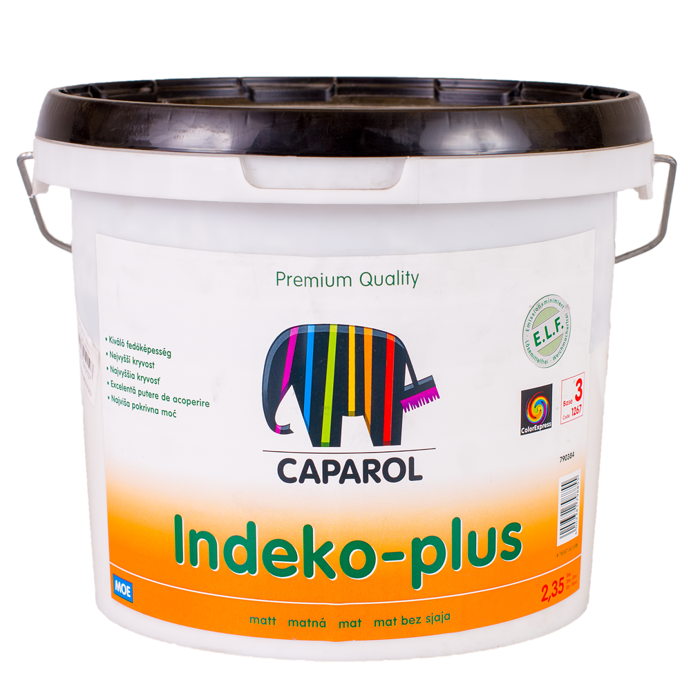 Baza de colorare Caparol Indeko B3, interior, alb, 2.35 l