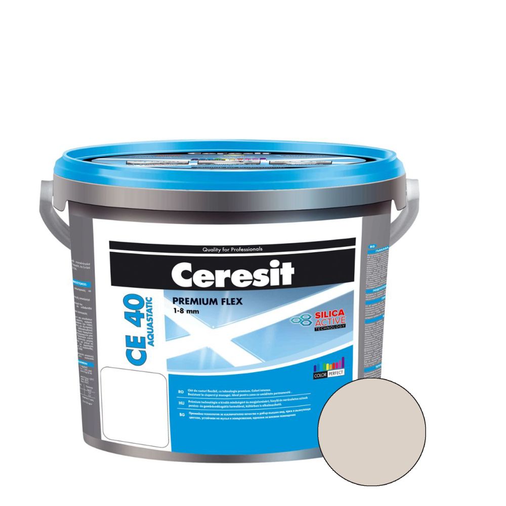 Chit de rosturi gresie si faianta Ceresit CE 40, carrara, interior / exterior, 2 kg