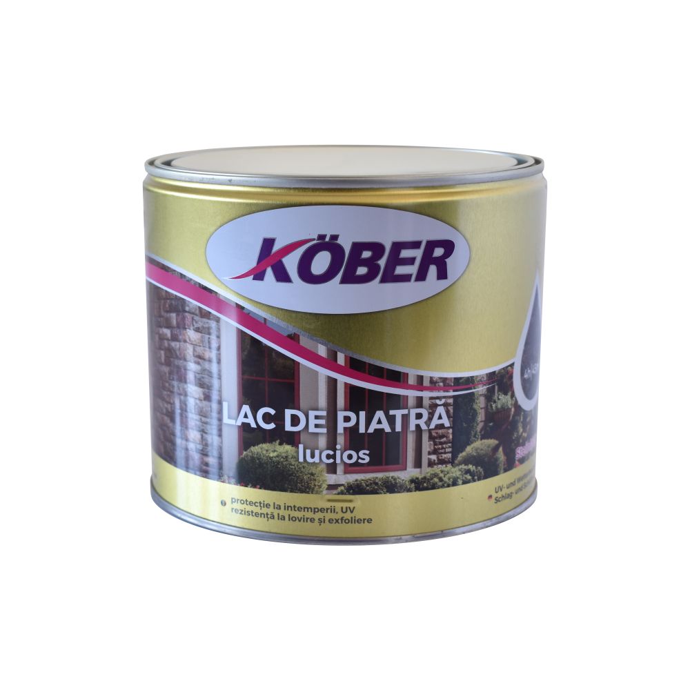 Lac pentru piatra Ideal, Kober, transparent, lucios, 2.5 l