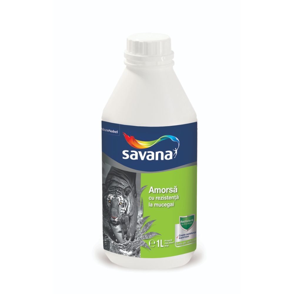 Amorsa cu rezistenta la mucegai Savana, interior/exterior, 1 l