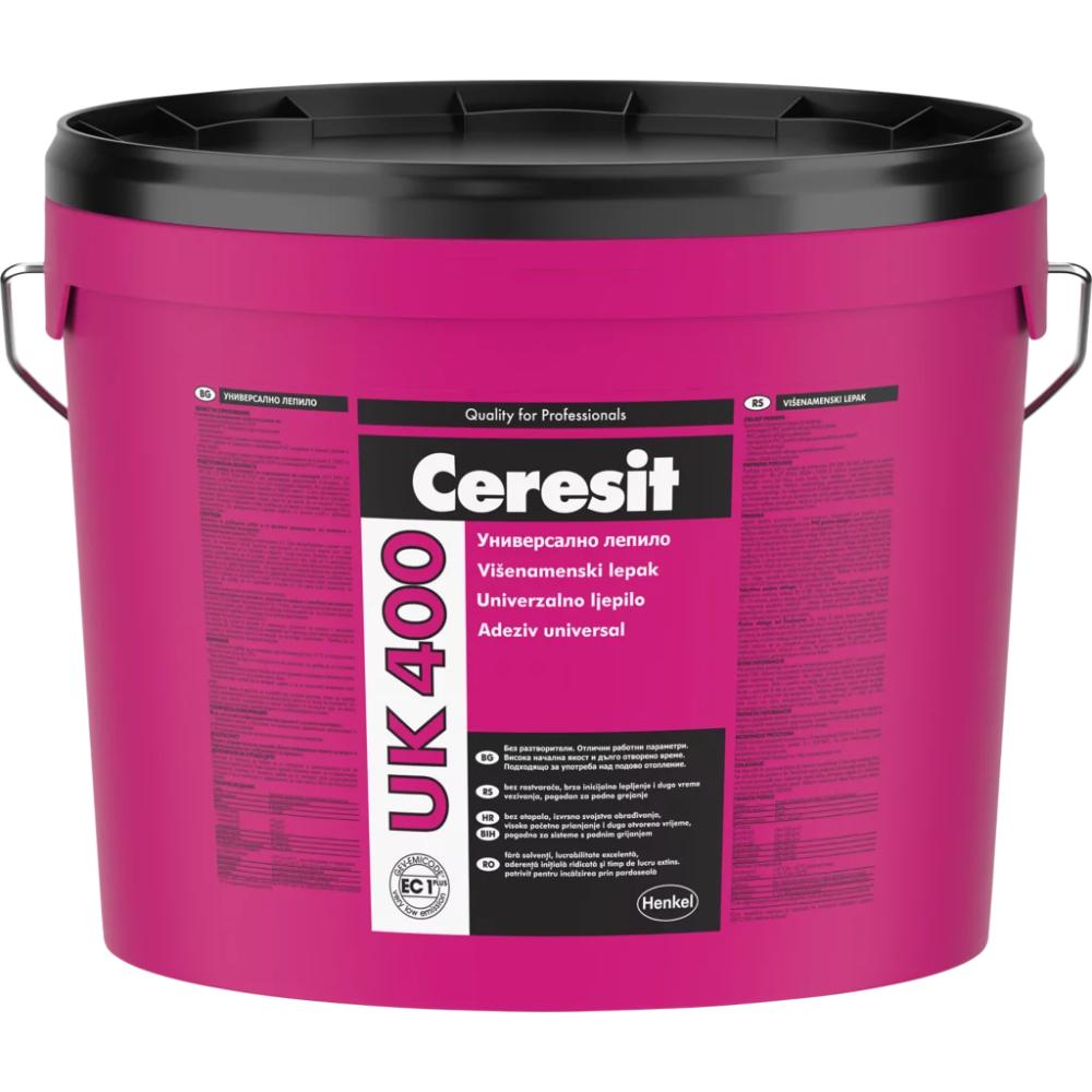 Adeziv Ceresit UK 400, mochete, covor PVC, linoleum, 14 kg