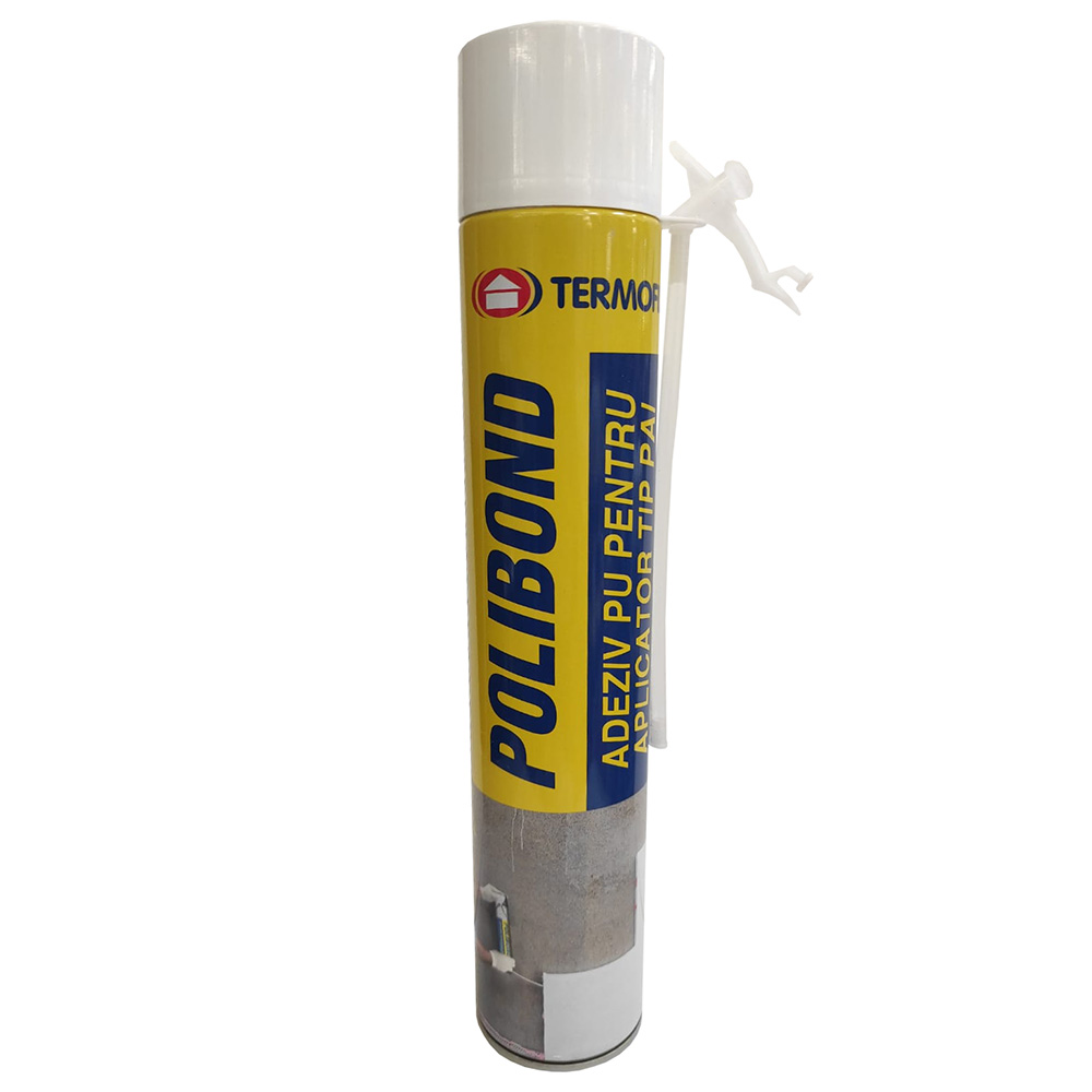 Adeziv poliuretanic pentru aplicare cu pai,Termofix Polibond, 850 g