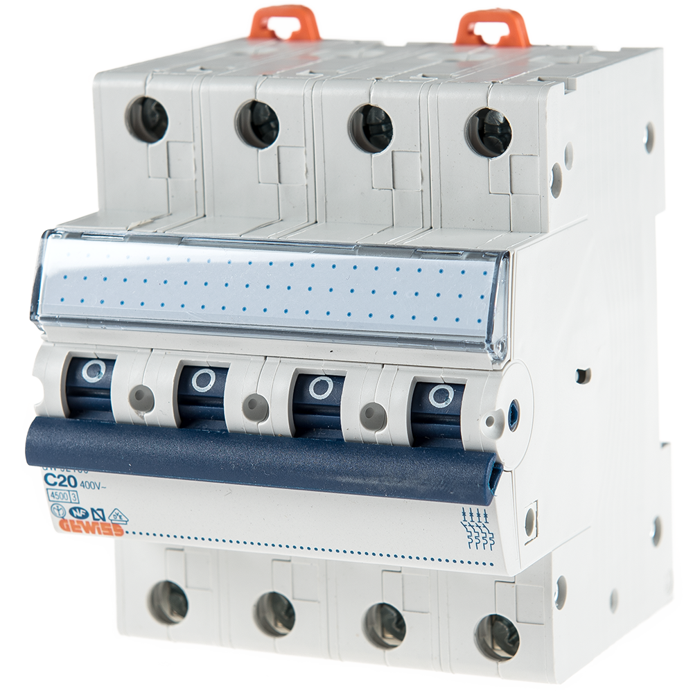 Intrerupator automat Gewiss GW92189, 4P, 20A