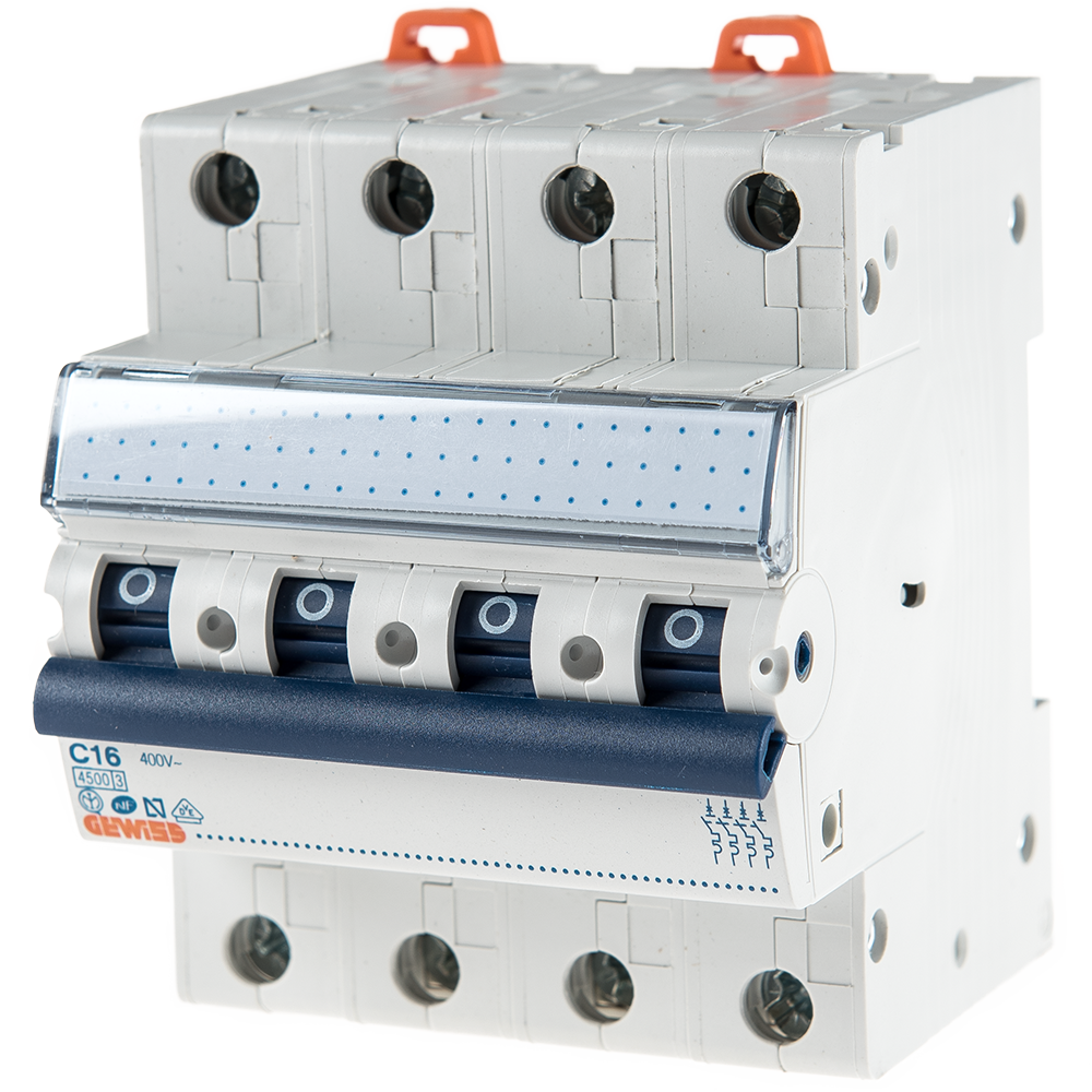 Intrerupator automat Gewiss GW92188, 4P, 16A