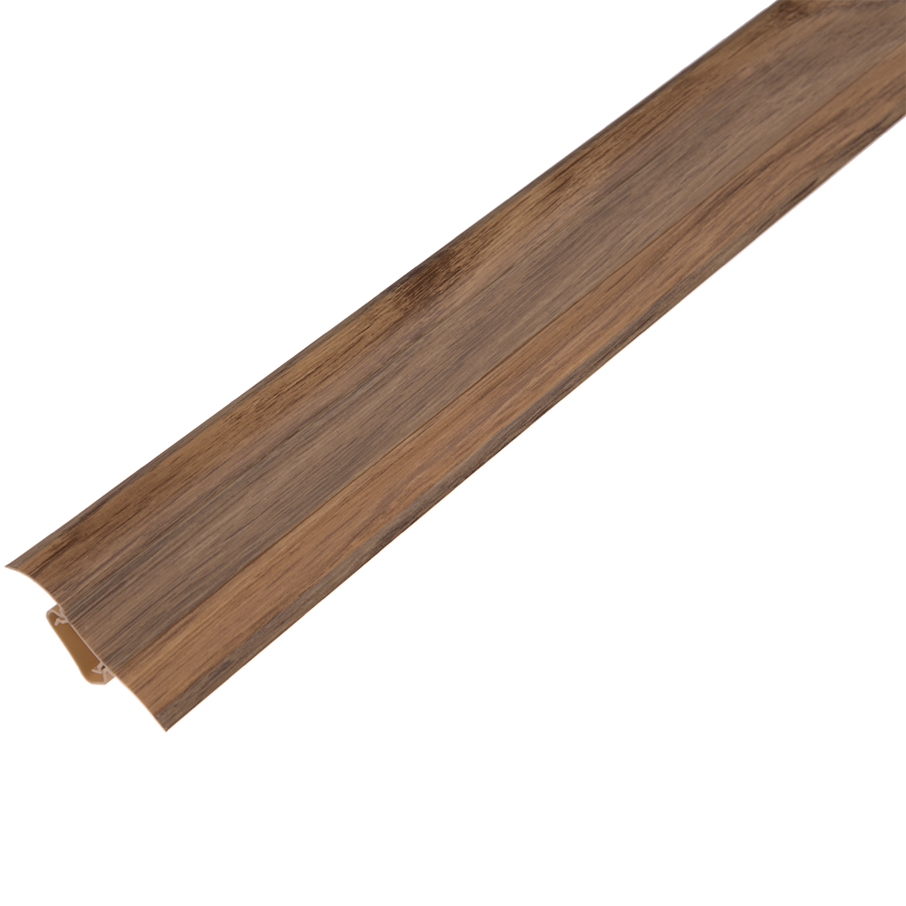 Plinta parchet, canal dublu, PVC, stejar laplant, 2500x55x26 mm