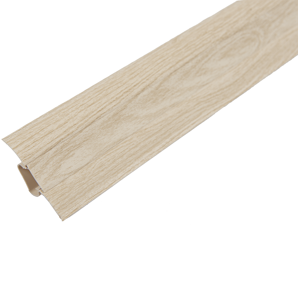Plinta parchet cu un canal, PVC, stejar auriu, Arbiton LM55, 2500x 55 mm