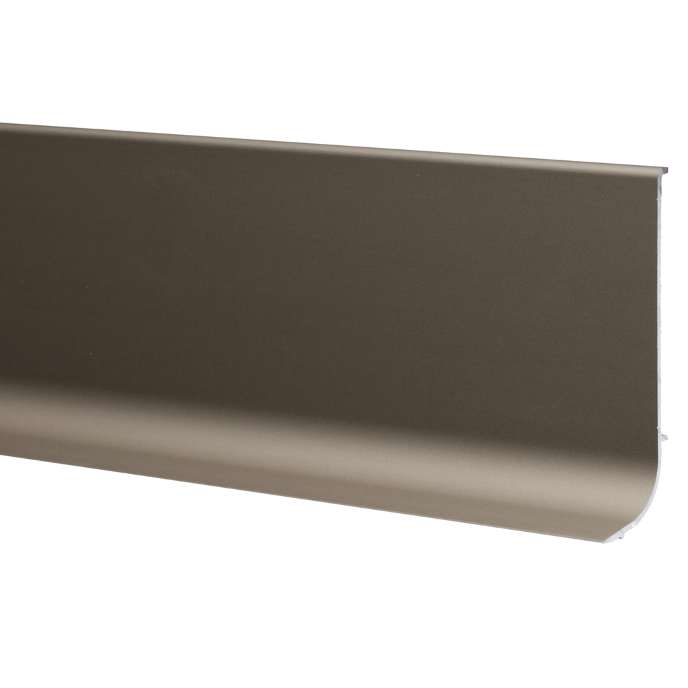 Plinta parchet, aluminiu, nuanta sampanie, 3000 mm