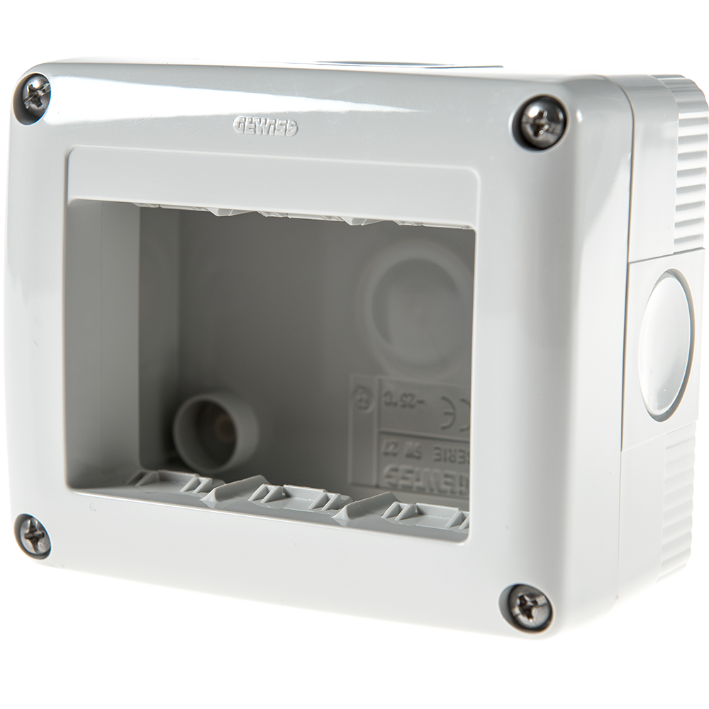 Cutie montaj aparent Gewiss GW27003, IP40, 99 x 82 x 55 mm