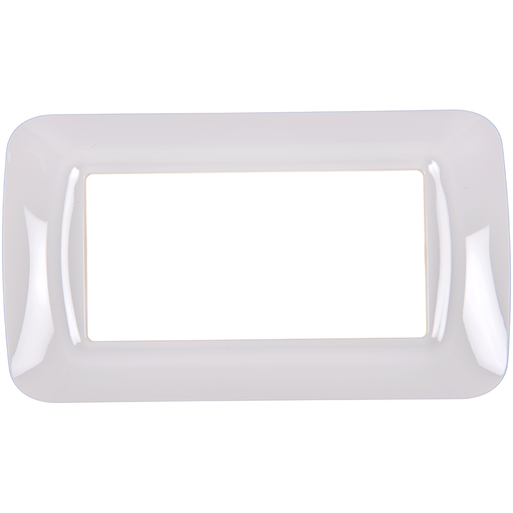 Rama decor 4 module System, Gewiss GW22504, alb