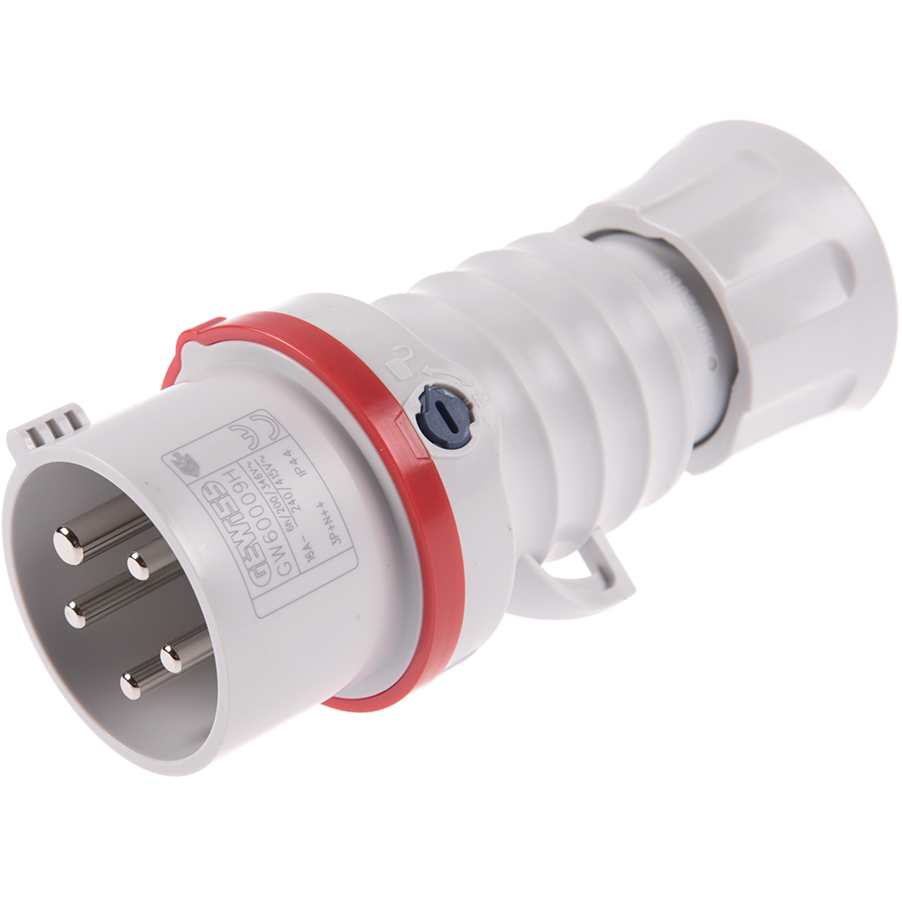 Fisa industriala mobila Gewiss GW60009H, 3P+N+E, 16 A, IP44