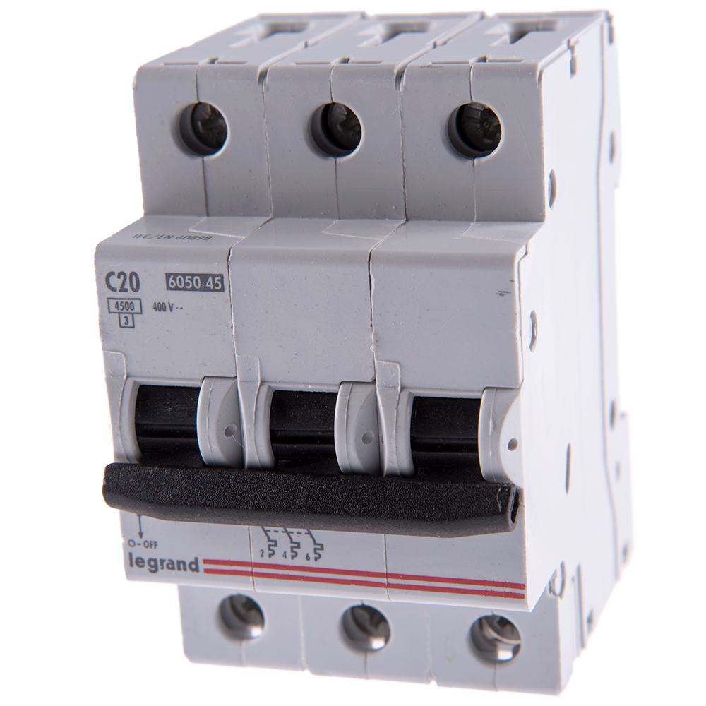 Disjunctor RX3 4500 Legrand 419709, 3P, 20A