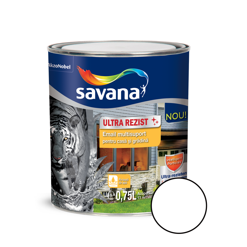 Email Savana multisuport interior/exterior,alb, 0,75 l