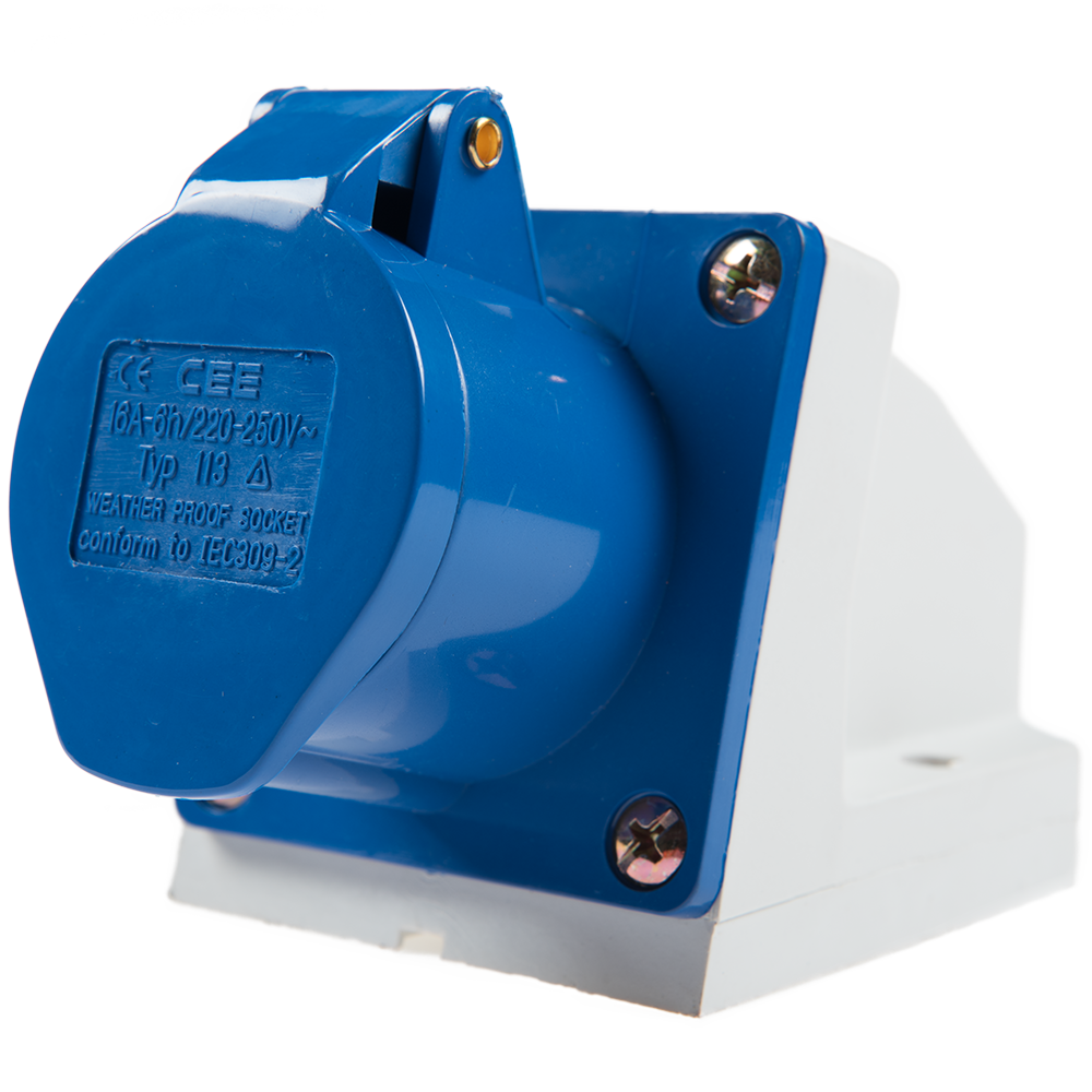 Priza industriala MAMA aplicata Comtec MF0012-86550, 2P+PE, 16 A, IP44