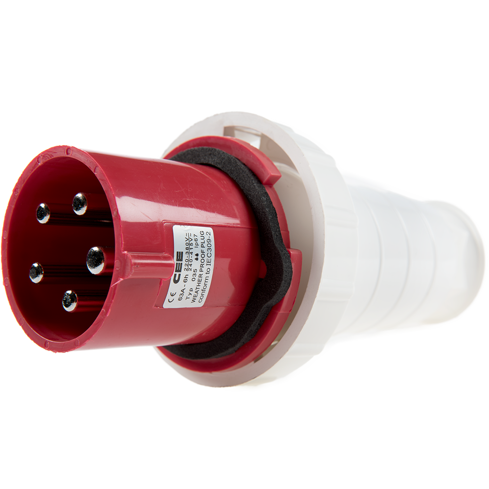 Fisa tata pe Cablu 6035 5 x 63A IP67