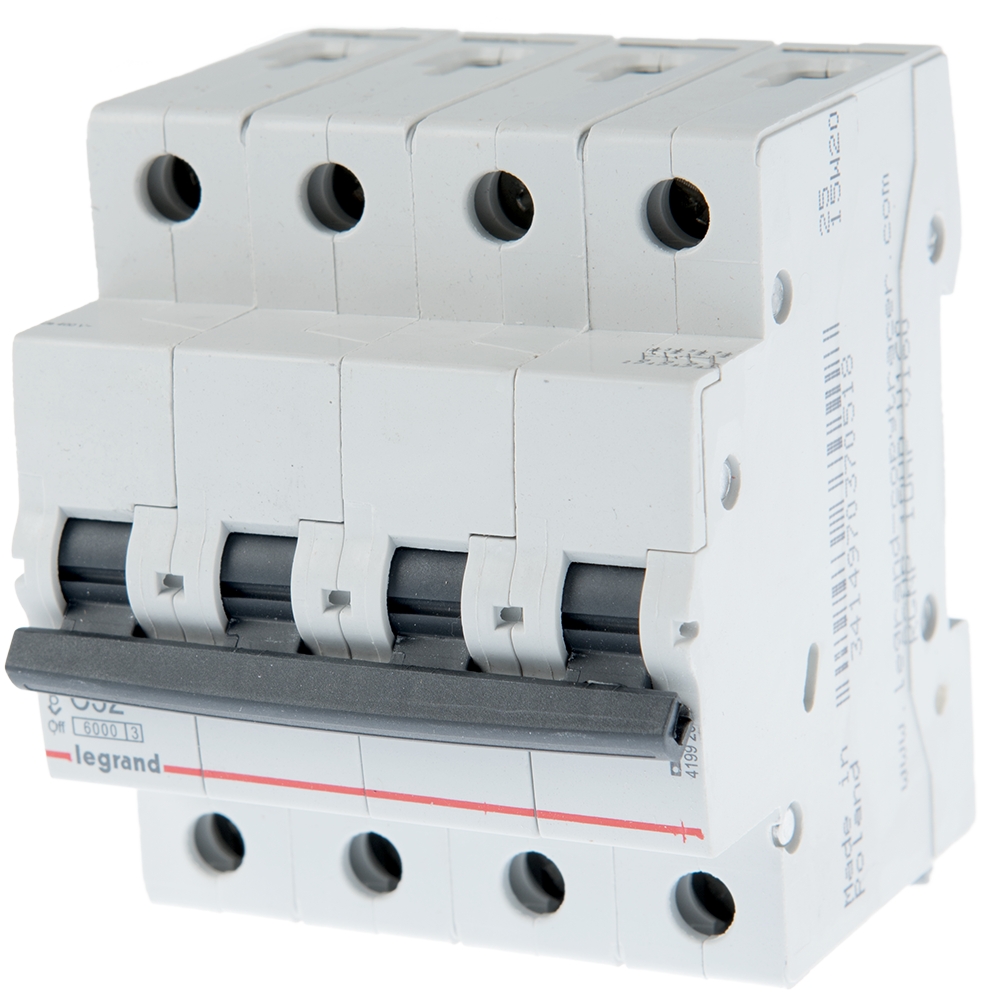 Disjunctor RX3 6000 ,Legrand 419920, 4P 32A