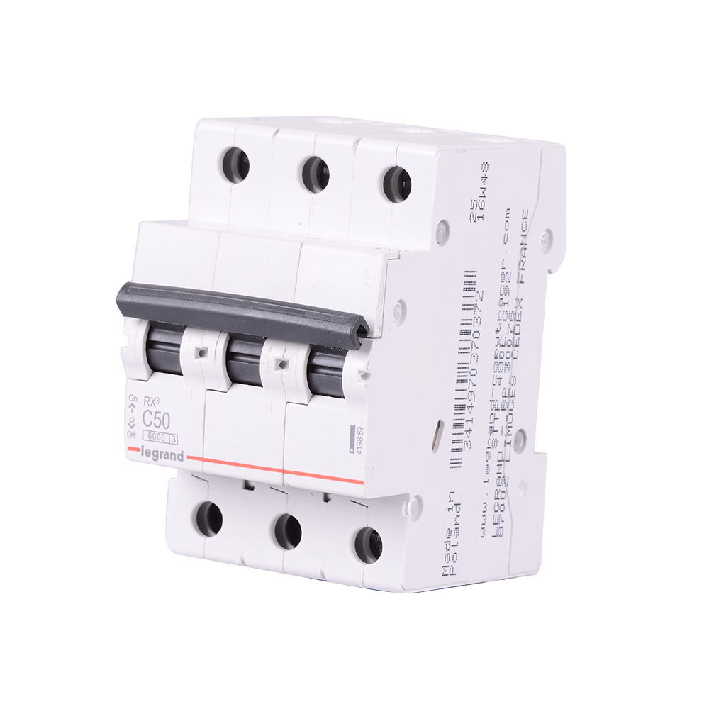 Disjunctor RX3 6000, Legrand 419889, 3P, 50A