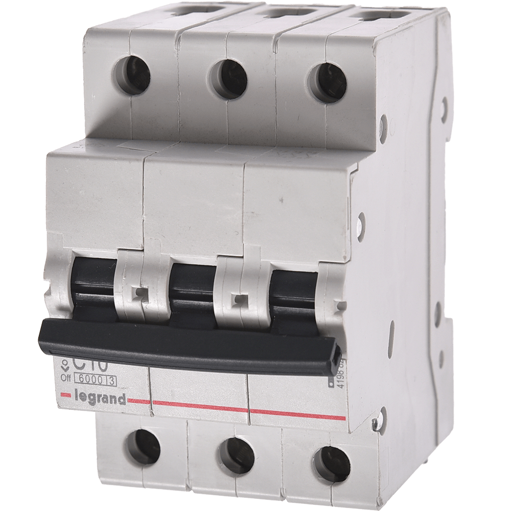 Disjunctor magneto-termic Legrand, 3 pol, 10A