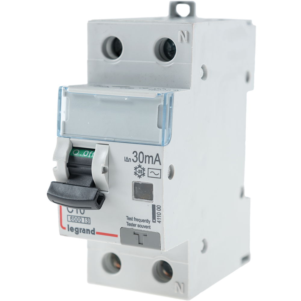 Disjunctor diferential DX3 6000 10kA, Legrand 411000, P+N, 10A, 30mA