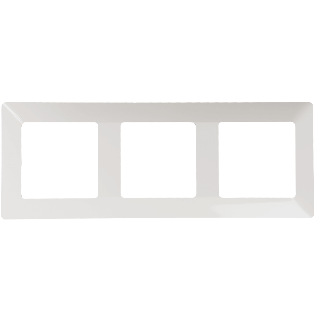 Rama Legrand 754003, pentru intrerupatoare, 3 posturi, alb